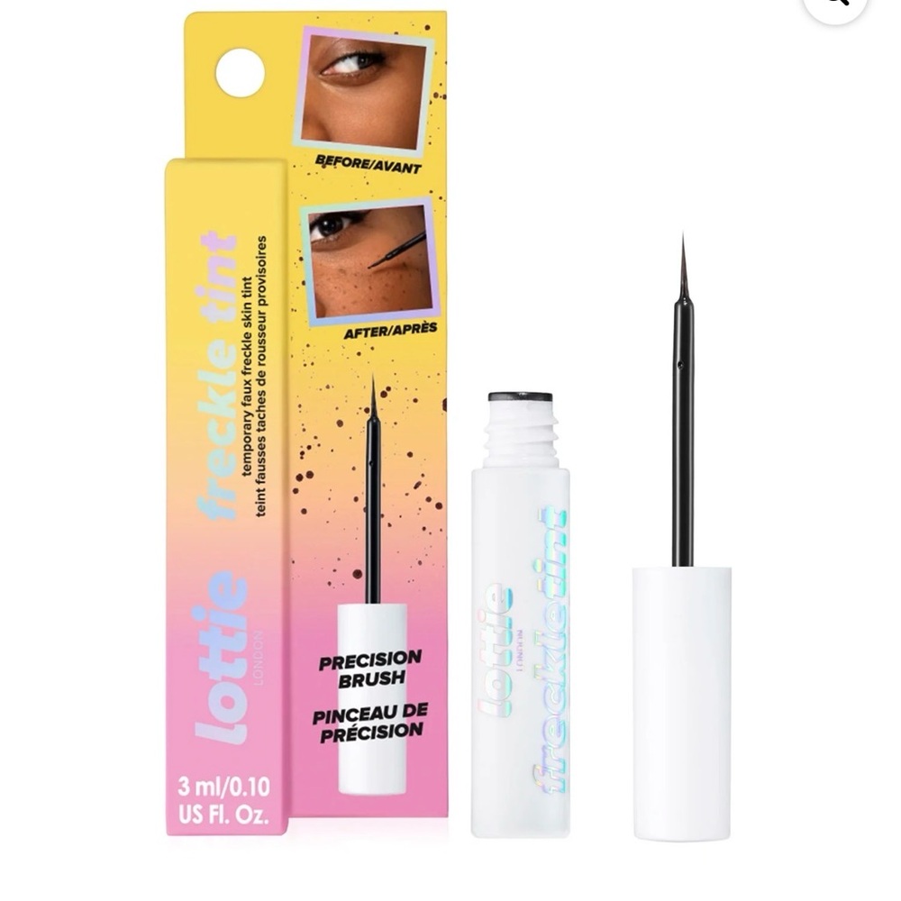 Lottie London Freckle Tint, Faux Freckle Pen, Deep, 0.1 fl oz